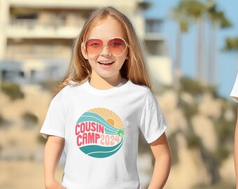 Cousin Camp 2024 Beach Vacation - Instant Digital Download - PNG SVG - DIY Vacation Shirts