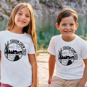 Cousin Camp or Crew 2025 svg - Combo Pack - Cousin DIY shirts - Instant Download Design -PNG EPS-