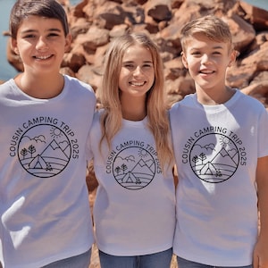 Cousin Camping Trip 2025 SVG - DIY cousin shirts - Instant Download Digital Design - png svg eps
