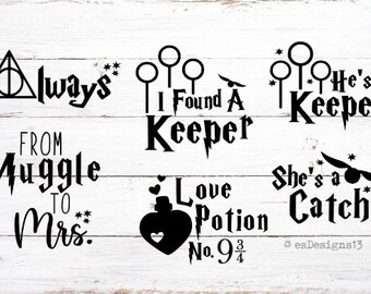 Download Potter Wedding Svg Etsy PSD Mockup Templates