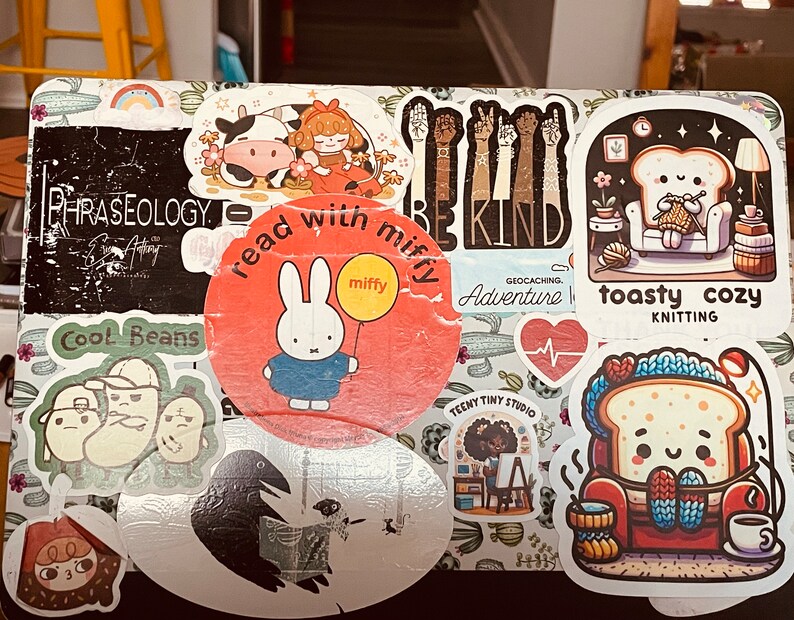 Toasty Cozy Knitting Sticker - Etsy