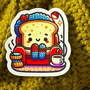 Toasty Cozy Sticker