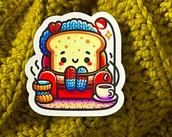 Toasty Cozy Sticker