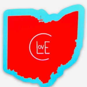 CLE ( OHIO) Love Sticker