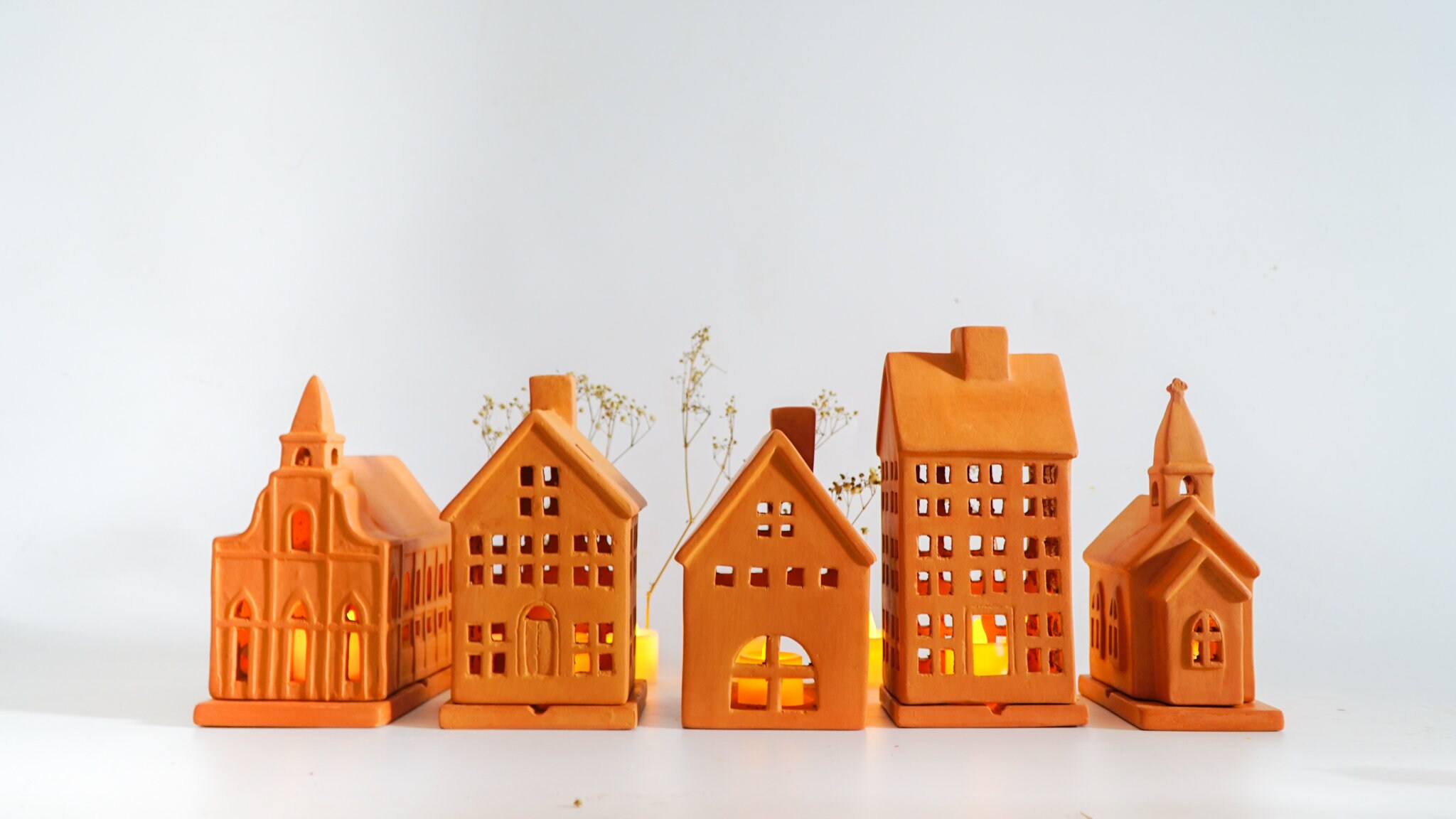 Little House Candle Holder Etsy