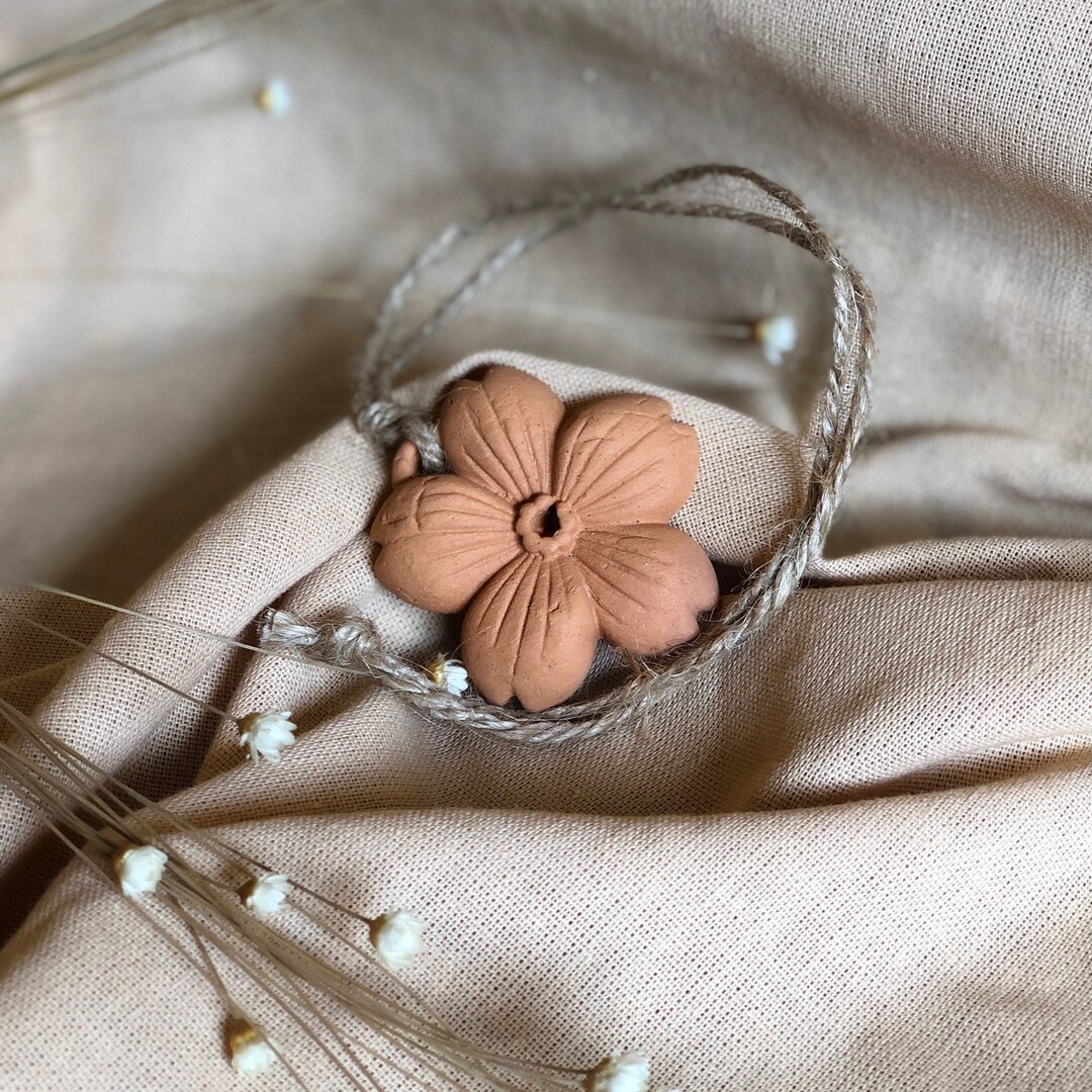 Handmade Terra Cotta Essential Oil Diffuser Ornament Car Diffuser Etsy