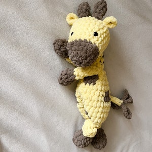 Crochet Giraffe Lovey | Stuffed Giraffe Snuggler