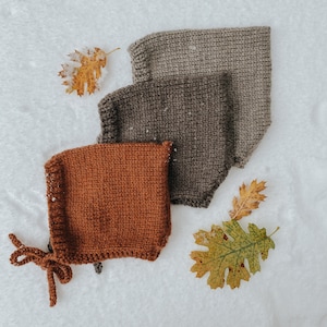 Hand knit 100% Merino Pixie Bonnet | Baby & Toddler | Baby hat