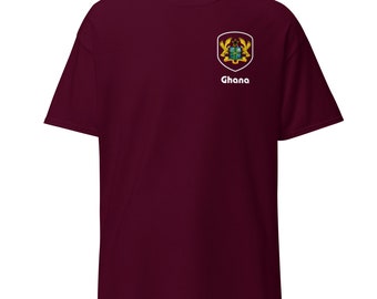 Ghana world cup soccer Tee, ghana gift, Ghana Football, World cup. Soccer Player, Sports Team shirt. Camiseta clásica hombre