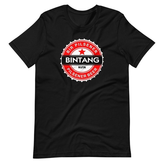 Vintage Bir Bintang Pilsener Tee From Bali Souvenir Gift Idea From 