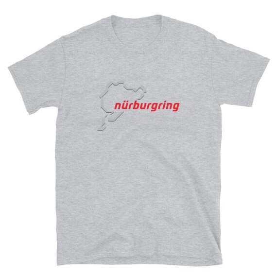Nurburgring T-Shirt - Map Graphic Tee Shirt Day Track Gift Nurburgring T-Shirt - Map Graphic Tee Shirt Day Track Gift