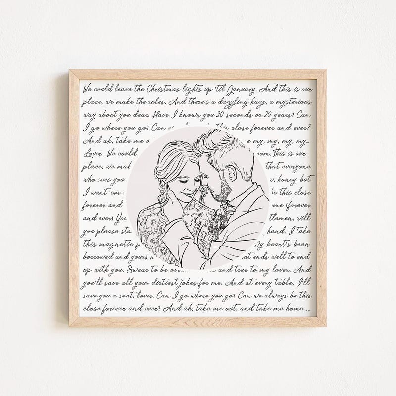 First Dance Lyrics - Etsy