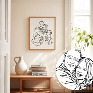 Customizable Line Art: A Unique Way to Celebrate Your Anniversary image 2