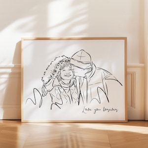 Customizable Line Art: A Unique Way to Celebrate Your Anniversary image 4