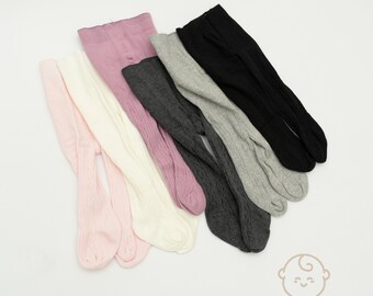 knit tights baby girl