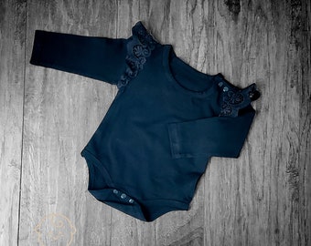 baby girl onesies with ruffles