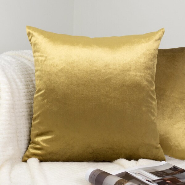 Cream Gold Pillow Etsy