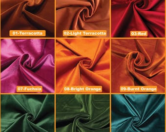 Premium Upholstery Velvet Fabric By Yard 55" Wide