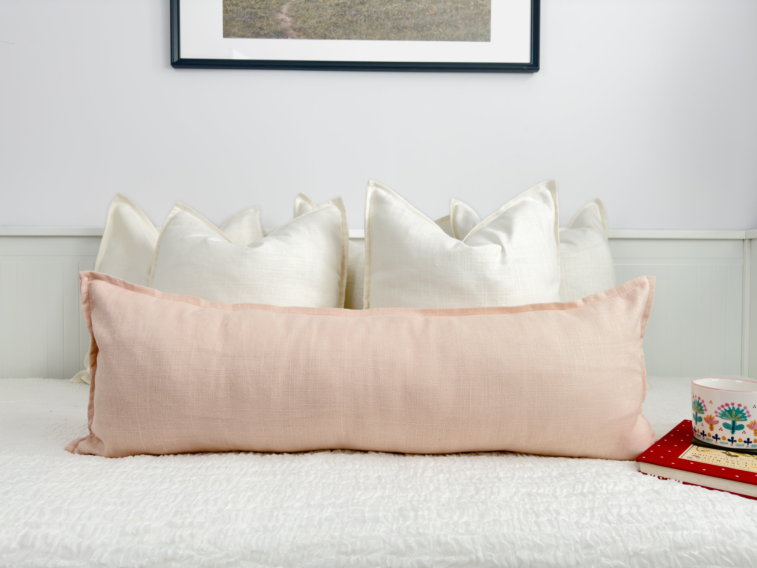 Pink Lumbar Pillow Etsy Singapore