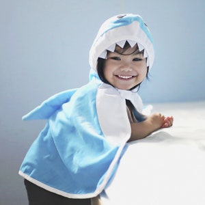 Baby Shark Cape, pretend play dressup, kids dressup