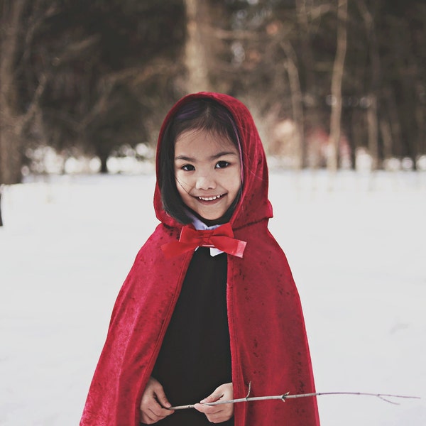 Little Red Riding Hood Cape FairyTale Inspired For Storytime Imaginative Play