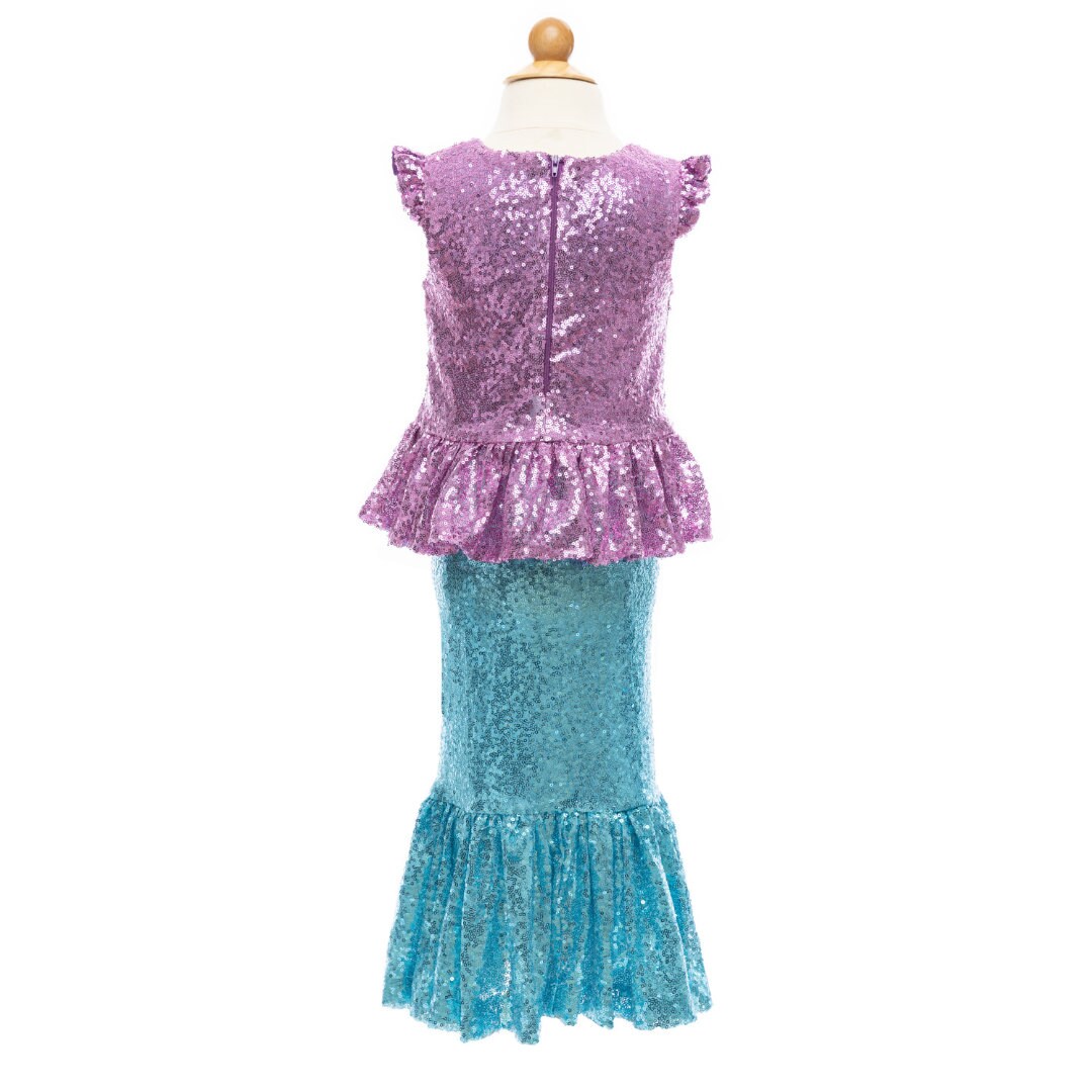 Mermaid Glimmer Skirt Set Mermaid Skirt & Headband Mermaid Etsy Canada