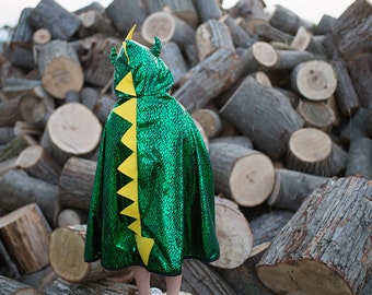 Dragon Knight Reversible Cape, pretend play dressup, kids dressup