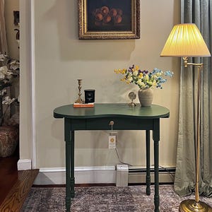 Antique Writing Desk, Vanity, Entryway Console, Small Desk