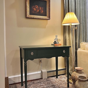Antique Writing Desk, Vanity, Entryway Console, Small Desk