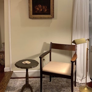 Vintage Side Table, Accent Table, End Table, and floor plant stand