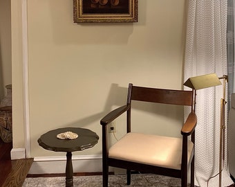 Hand-Painted Vintage Side Table: Accent Plant Stand