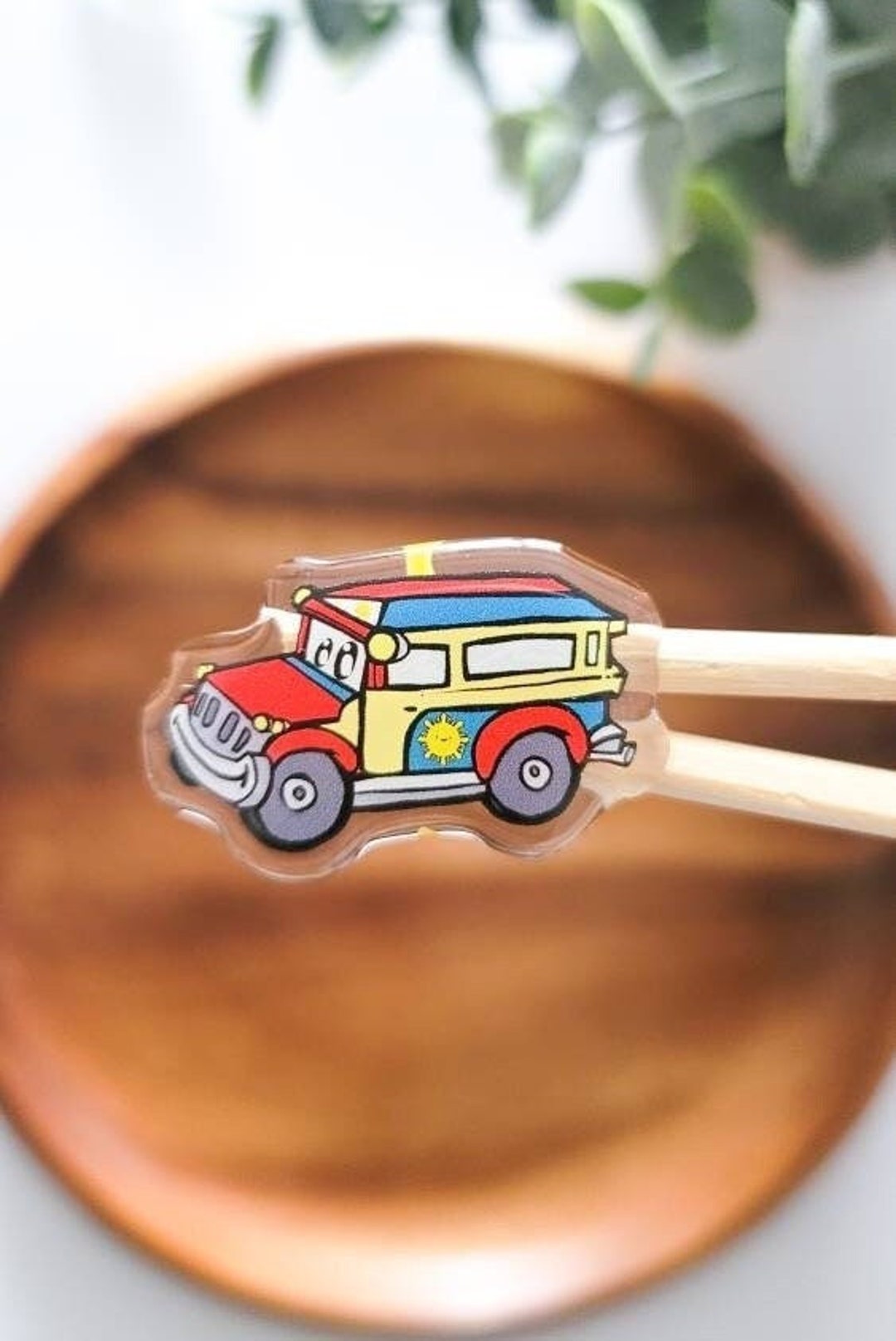 ACRYLIC PIN Jeepney Filipino Philippines Pin Badge Pinoy Filam Charm