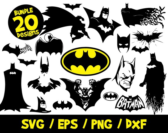 Download Batman Bundle Svg Batman Svg Batman Cricut Superman Cut Etsy