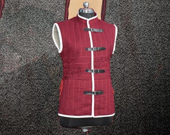 Ärmelloses Mittelalterliches Gambeson-Kostüm