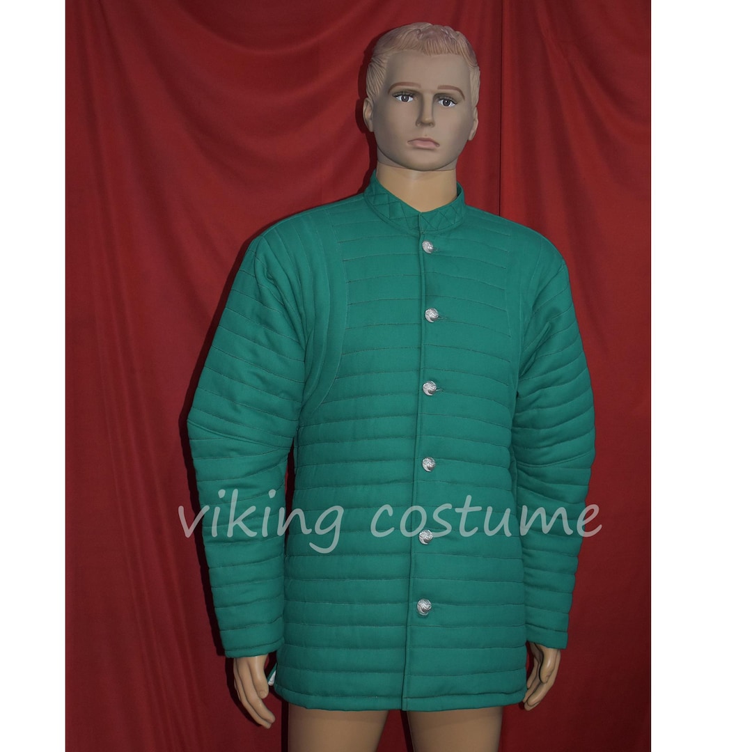 Medieval Gambeson Armor Jacket - Historical Reenactment Cotton Padding