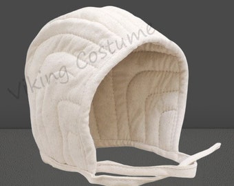 Padded Arming Cap For Medieval Helmet - Cotton Padded Coif
