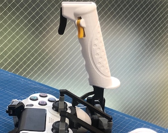 3D Printable PlayStation DualShock HOTAS with dual triggers, digital download