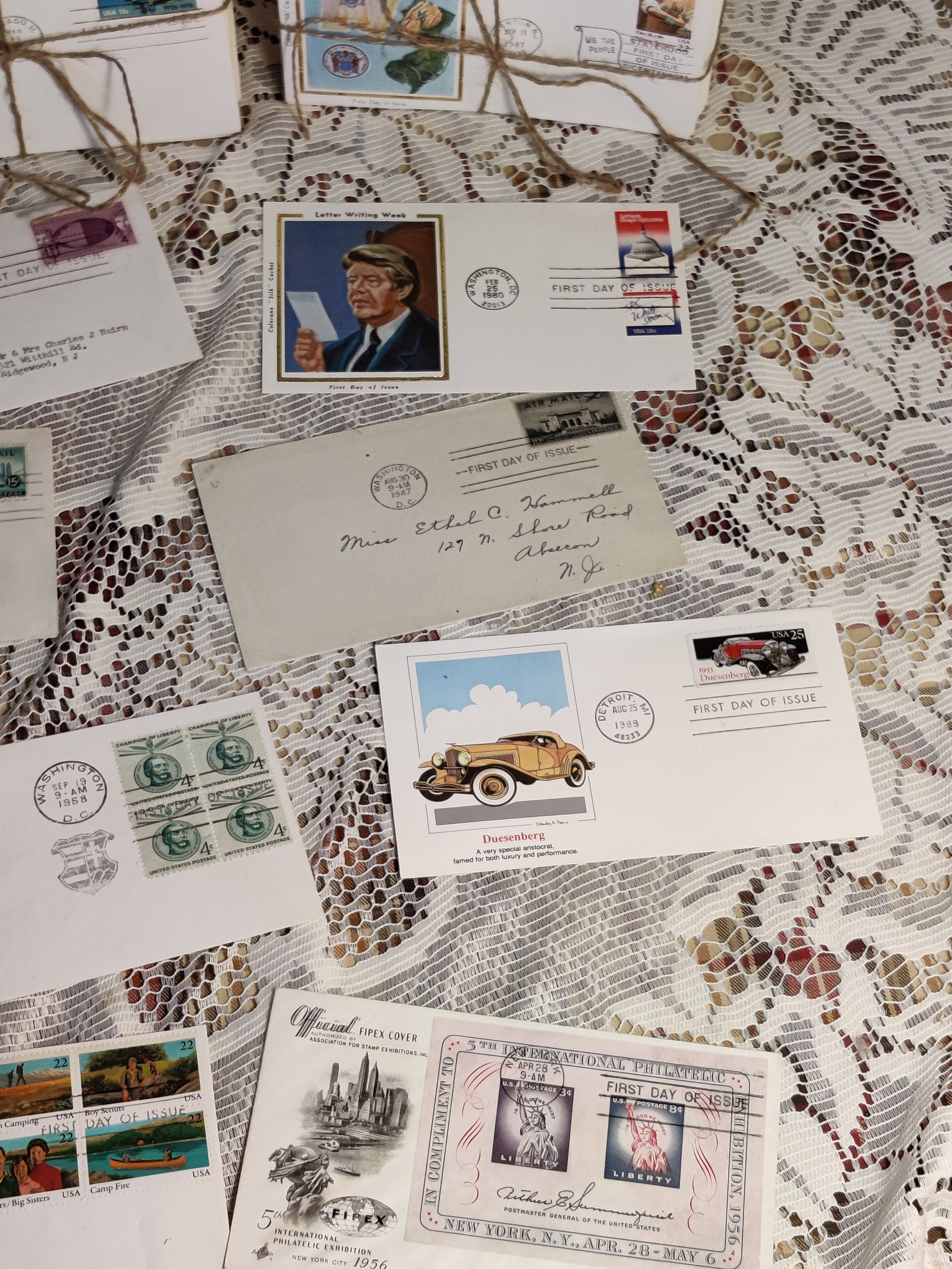 Vintage Lot of First Day Issue Envelopes & Stamps An Etsy