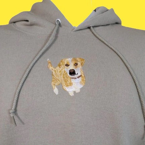 Custom Pet Embroidered Sweatshirt Etsy