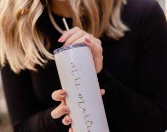 Personalized Stainless Steel Tumbler: Bridesmaid Proposal Gift