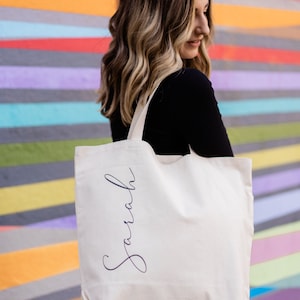 Personalized Canvas Tote Bag