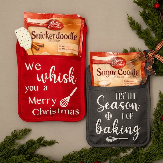 Christmas Gift, Gift for Her, Gift for Mom, Secret Santa, Holiday Baking, Christmas Baking, Christmas Potholder,