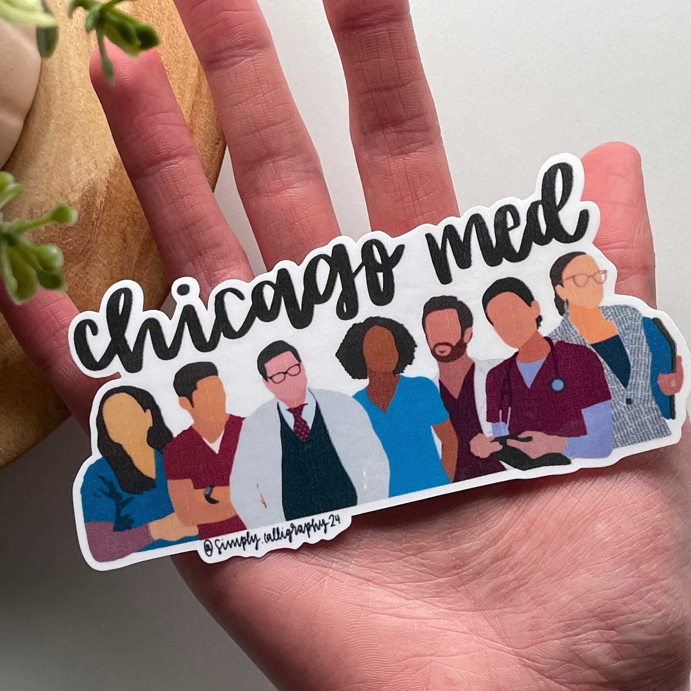Chicago Med Sticker Etsy