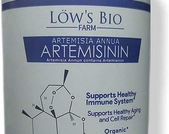 Artemisia annua Cápsulas 60 Cápsulas de Artemisinina 300 mg Cápsulas de Ajenjo Dulce Bio Cápsulas Bio