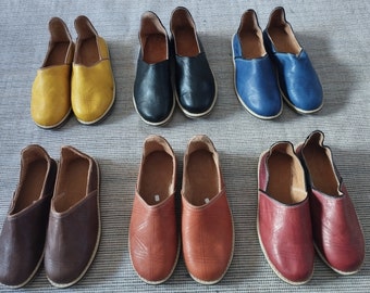 Moroccan Leather Slippers for Men