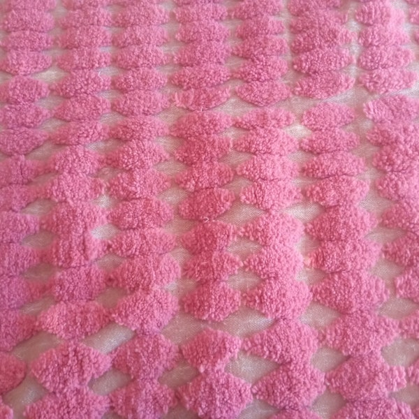 Cute pink Moroccan rug handmade wool rug