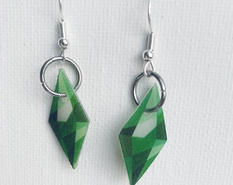 moschino plumbob earrings