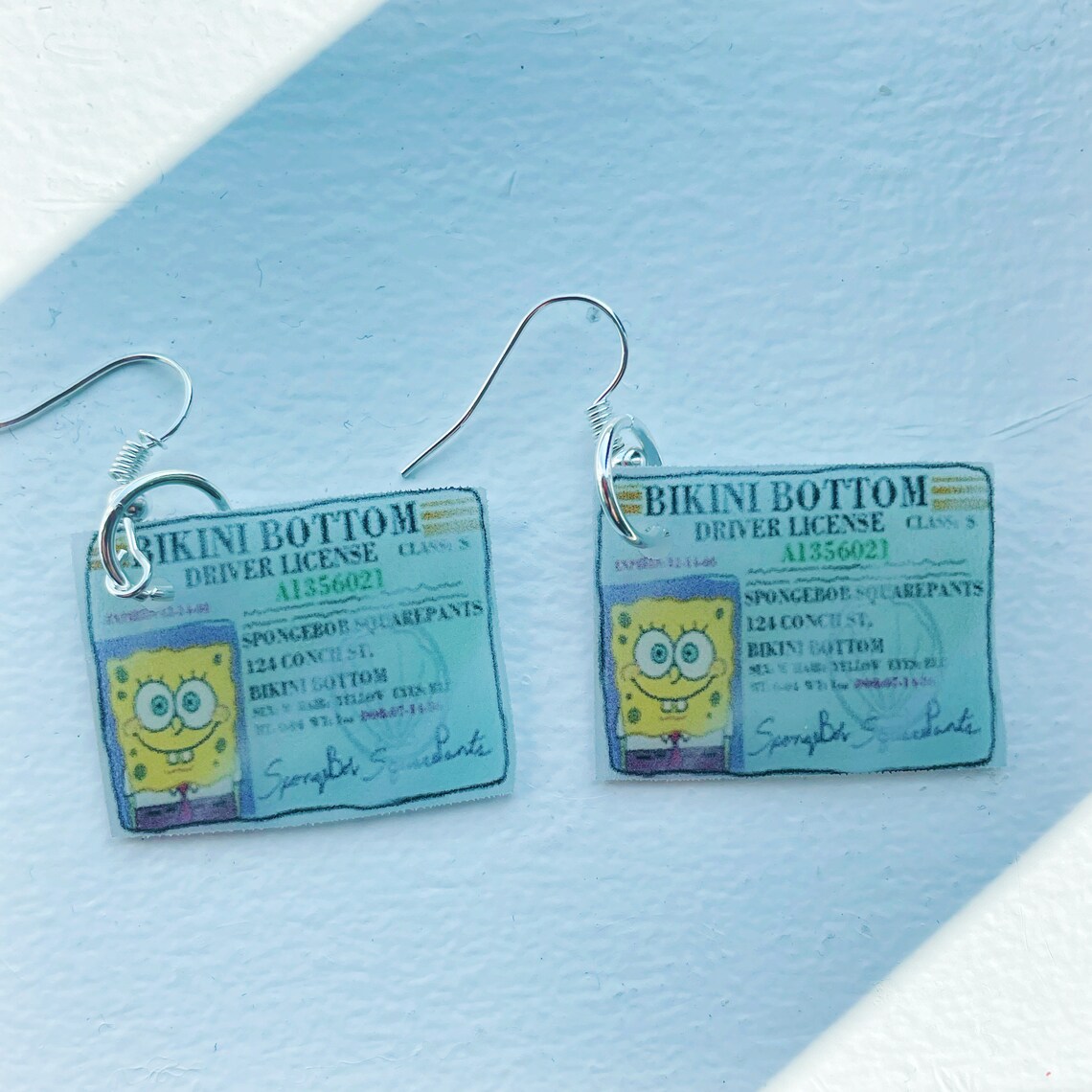 Spongebob Squarepants Inspired Boating License Funny Mrs Puff Etsy