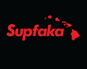 Hawaiian Islands SupFaka Premium Decal