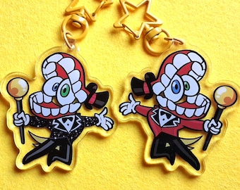 Caine Digital Circus Double-Sided Acrylic Charm